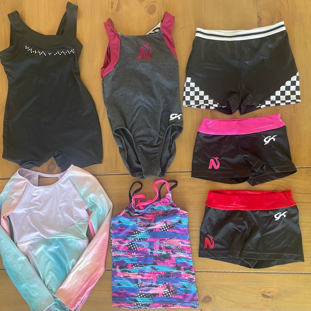 Leotard/tank/shorts bundle